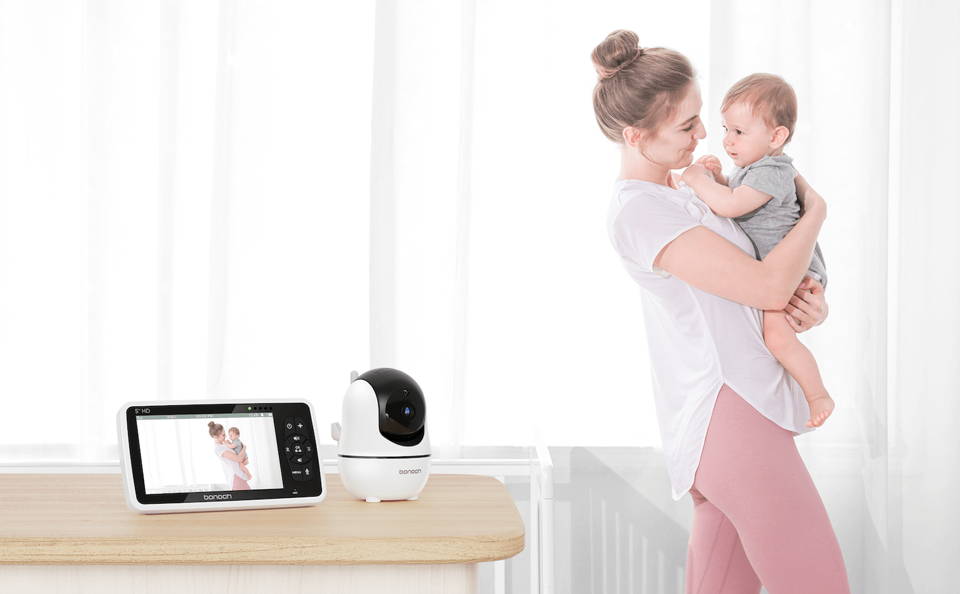 Baby monitor beeping sales noise